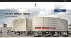 Desktop Screenshot of porsche-koblenz.de